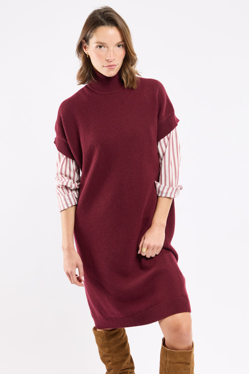 Robe pull unie - laine - Le Comptoir Maritime - 5