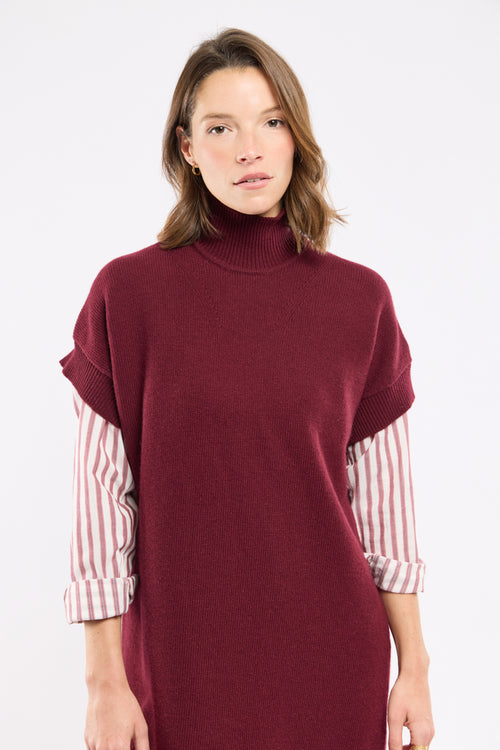 Robe pull unie - laine - Le Comptoir Maritime - 4