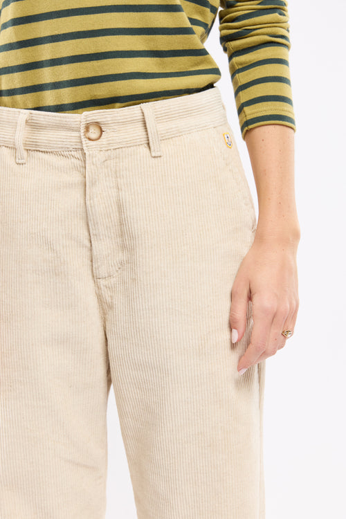 Pantalon large velours côtelé - coton et lin - Le Comptoir Maritime - 2