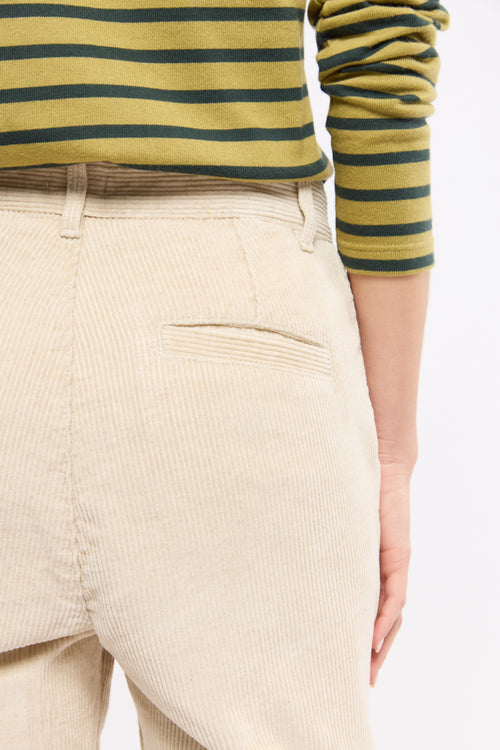Pantalon large velours côtelé - coton et lin - Le Comptoir Maritime - 4