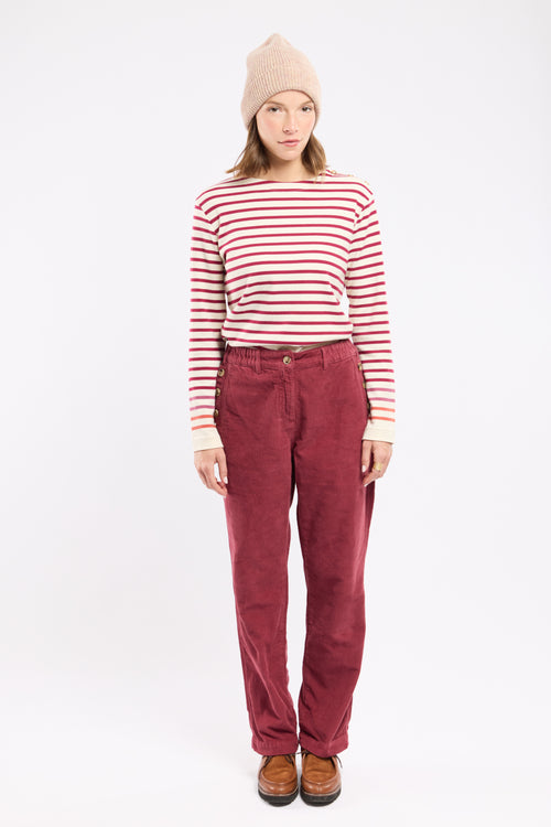 Pantalon à pont velours - coton - Le Comptoir Maritime - 1
