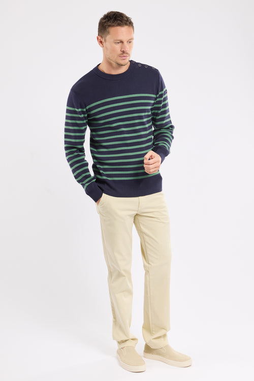 Chino coupe regular Heritage - coton - Le Comptoir Maritime - 1