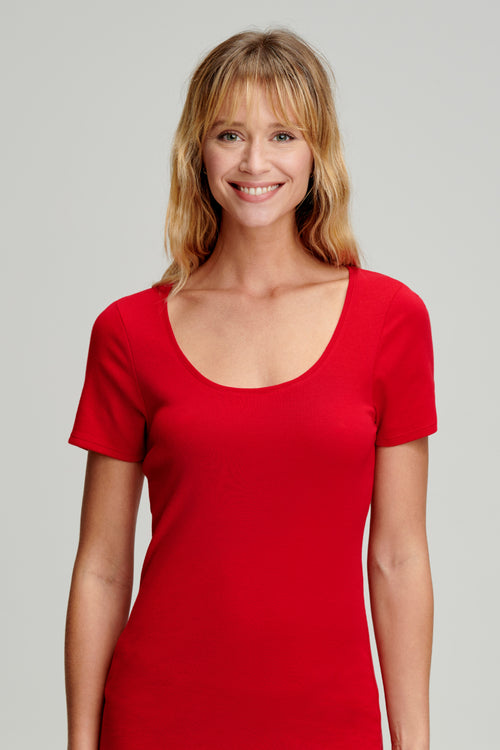 T-shirt uni - coton léger issu de l