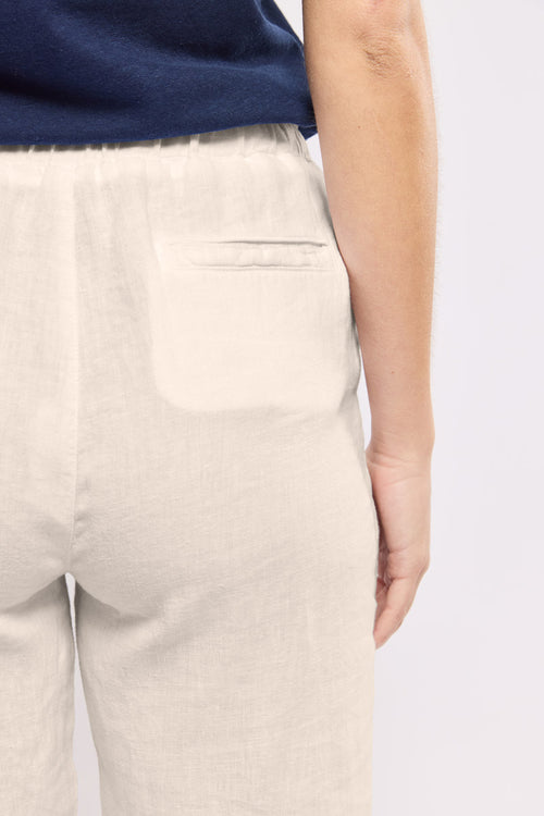 Pantalon taille élastique  - lin - Le Comptoir Maritime - 4