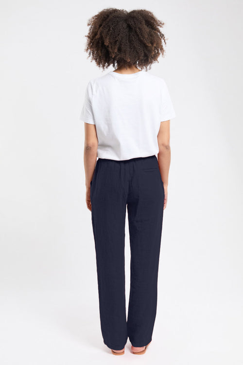 Pantalon taille élastique  - lin - Le Comptoir Maritime - 2