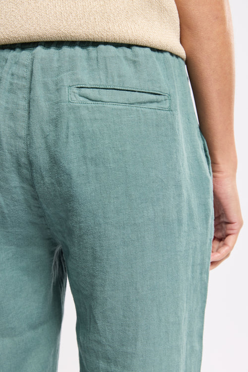 Pantalon taille élastique  - lin - Le Comptoir Maritime - 4