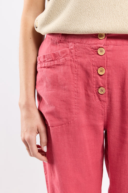 Pantalon taille élastique  - lin - Le Comptoir Maritime - 2