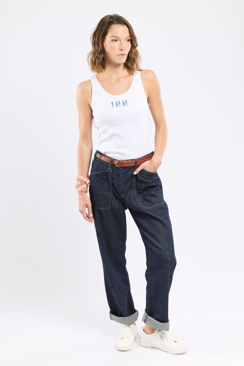 Débardeur poissons - coton léger - Le Comptoir Maritime - 3