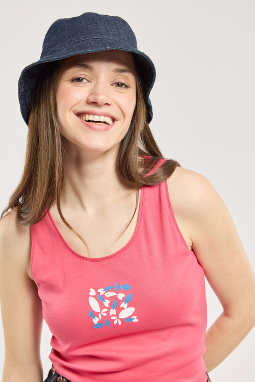 Débardeur poissons - coton léger - Le Comptoir Maritime - 2