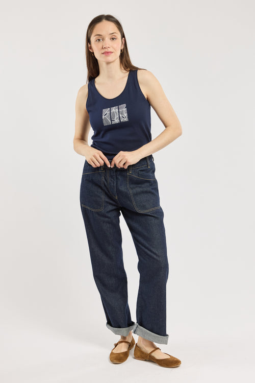 Débardeur poissons - coton léger - Le Comptoir Maritime - 3