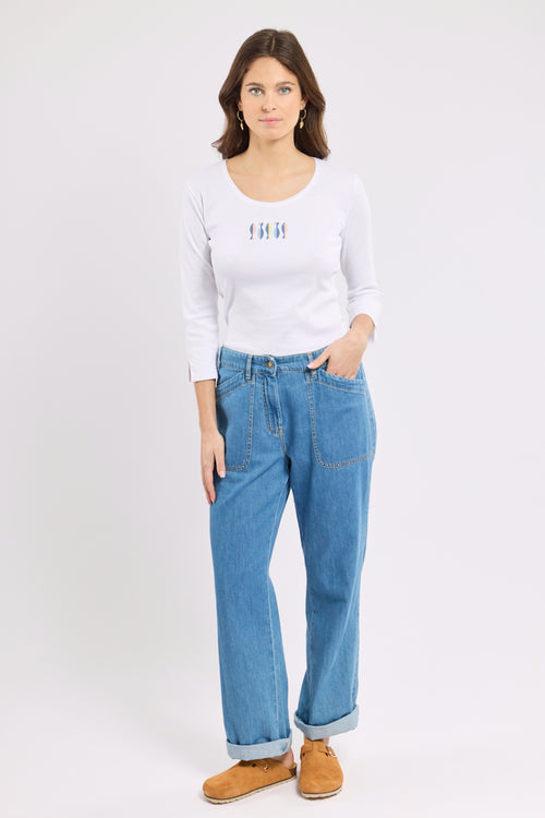 T-shirt manches 3/4 - coton léger - Le Comptoir Maritime - 3