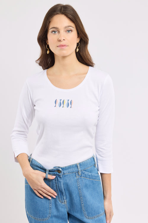 T-shirt manches 3/4 - coton léger - Le Comptoir Maritime - 1