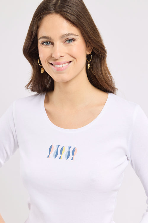 T-shirt manches 3/4 - coton léger - Le Comptoir Maritime - 2