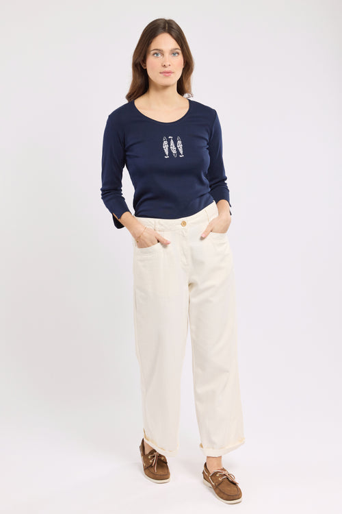 T-shirt manches 3/4 - coton léger - Le Comptoir Maritime - 3