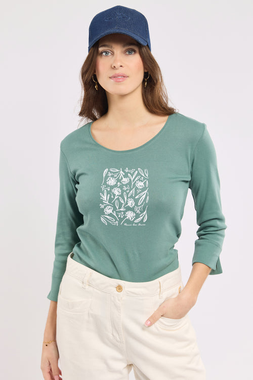 T-shirt manches 3/4 - coton léger - Le Comptoir Maritime - 1