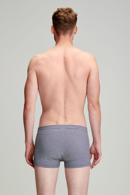 Boxer fines rayures - coton léger biologique - Le Comptoir Maritime - 2