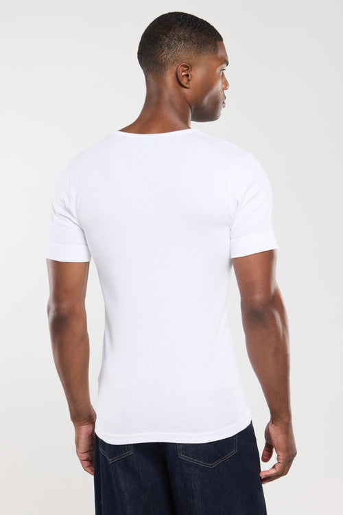 T-shirt col V - coton épais issu de l’agriculture biologique - Le Comptoir Maritime - 4