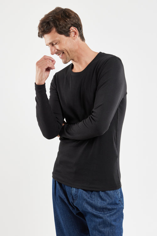 T-shirt manches longues - coton issu de l’agriculture biologique  et kapok - Le Comptoir Maritime - 4