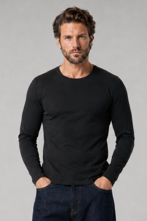 T-shirt manches longues - coton issu de l’agriculture biologique  et kapok - Le Comptoir Maritime - 1