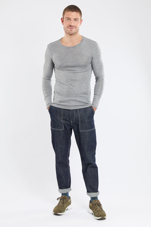 T-shirt manches longues - laine et soie - Le Comptoir Maritime - 3