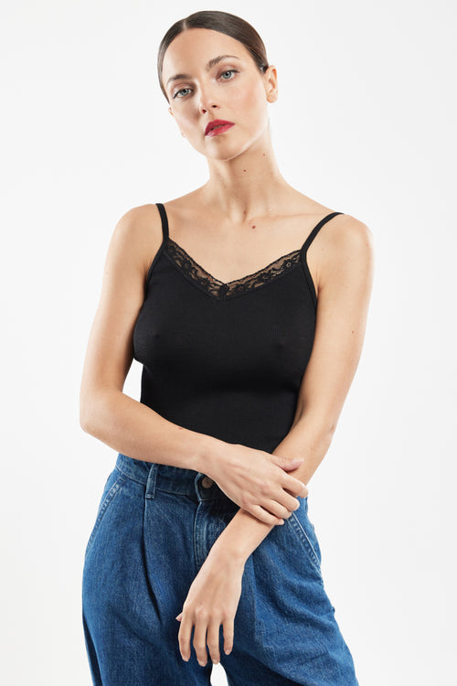 Caraco col dentelle - laine et soie - Le Comptoir Maritime - 4