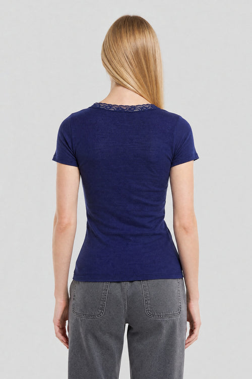 T-shirt manches courtes - laine et soie - Le Comptoir Maritime - 4