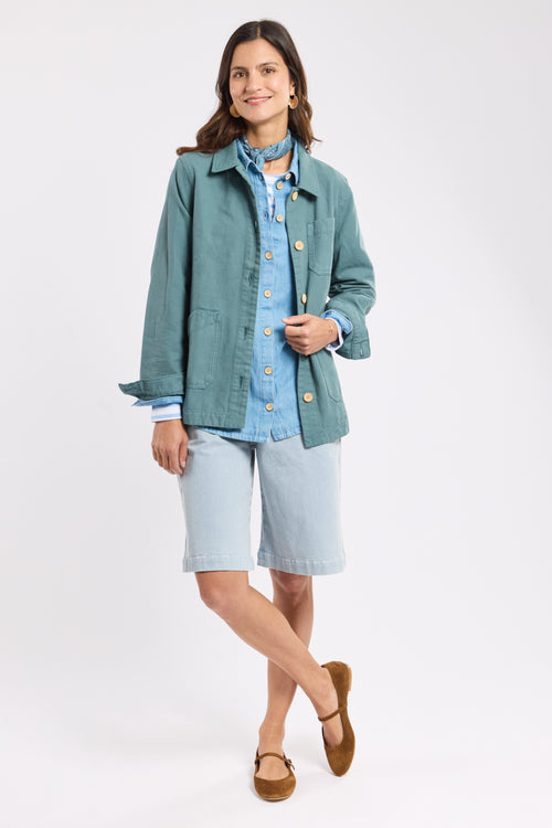 Veste pêcheur Heritage - coton canvas - Le Comptoir Maritime - 3