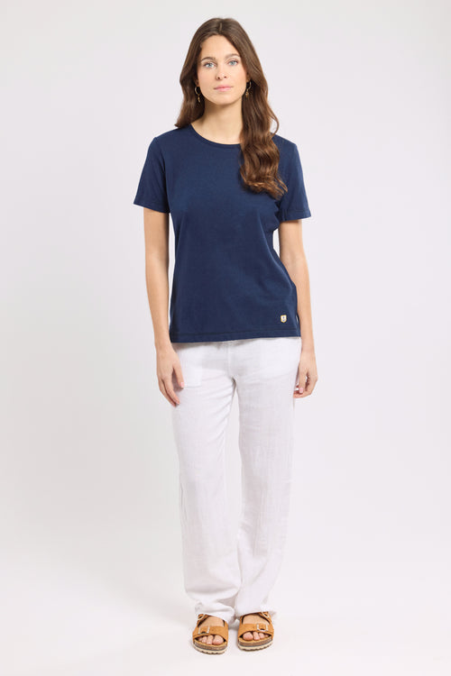 T-shirt uni - coton et lin - Le Comptoir Maritime - 3