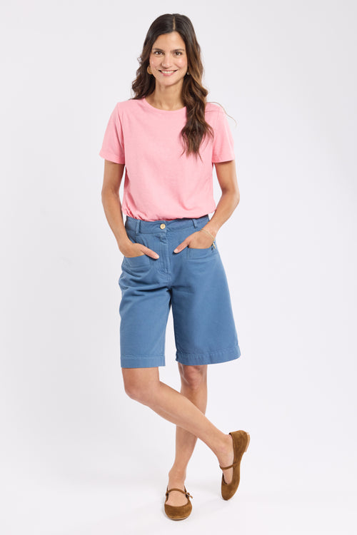 T-shirt uni Heritage - coton et lin - Le Comptoir Maritime - 3