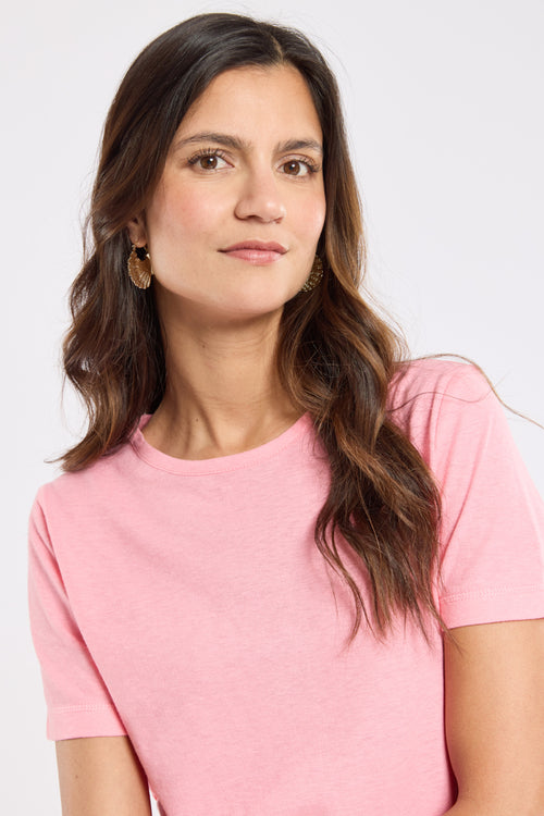 T-shirt uni Heritage - coton et lin - Le Comptoir Maritime - 2