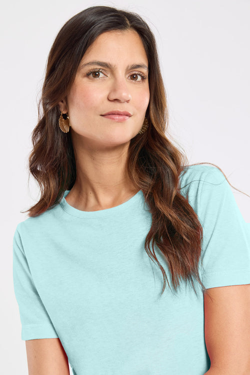 T-shirt uni - coton et lin - Le Comptoir Maritime - 2