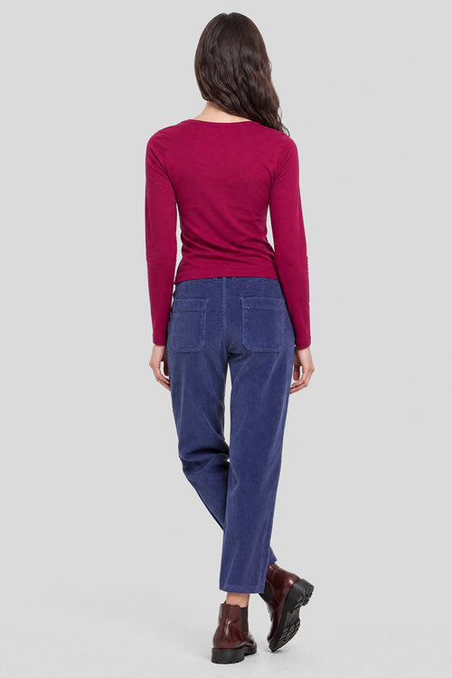 Pantalon velours coupe droite - coton - Le Comptoir Maritime - 3