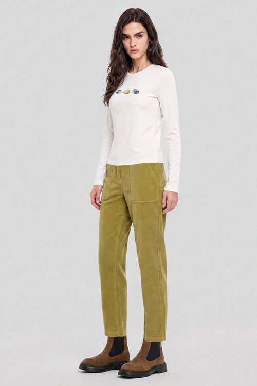 Pantalon velours coupe droite - coton - Le Comptoir Maritime - 1
