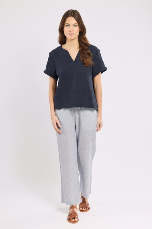 Tunique col V - coton biologique - Le Comptoir Maritime - 3