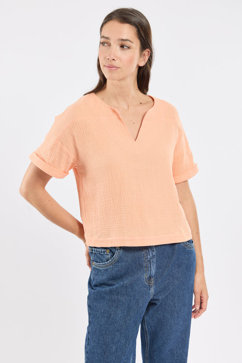 Tunique col V - coton biologique - Le Comptoir Maritime - 1