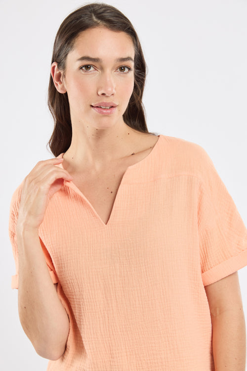 Tunique col V - coton biologique - Le Comptoir Maritime - 2