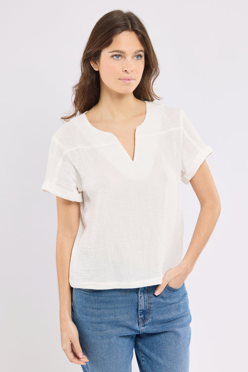 Tunique col V - coton biologique - Le Comptoir Maritime - 1