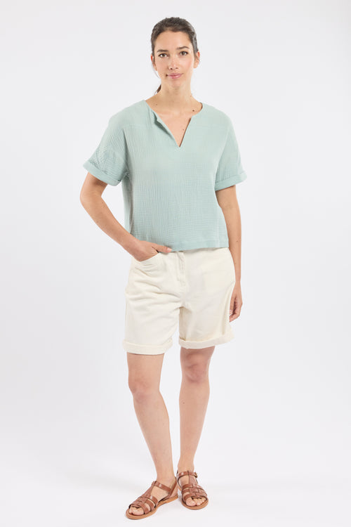 Tunique col V - coton biologique - Le Comptoir Maritime - 3