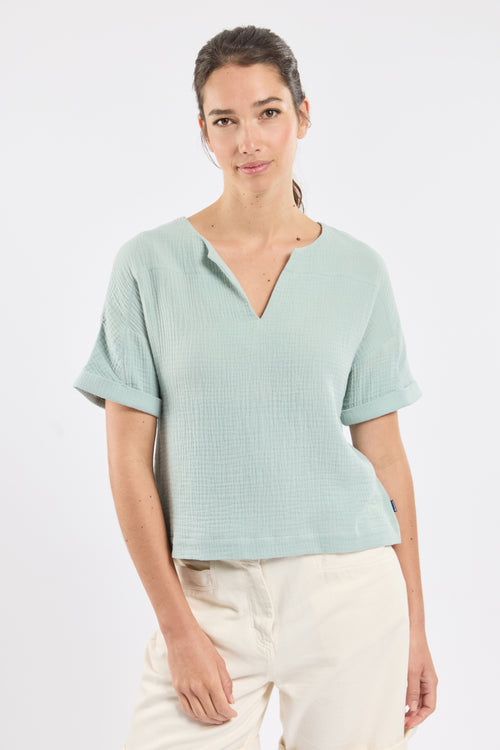 Tunique col V - coton biologique - Le Comptoir Maritime - 1