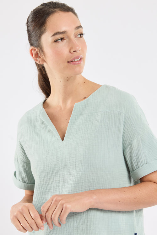 Tunique col V - coton biologique - Le Comptoir Maritime - 2