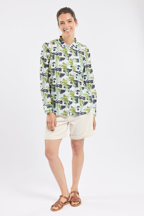 Chemisier imprimé CREWLINE - coton - Le Comptoir Maritime - 3