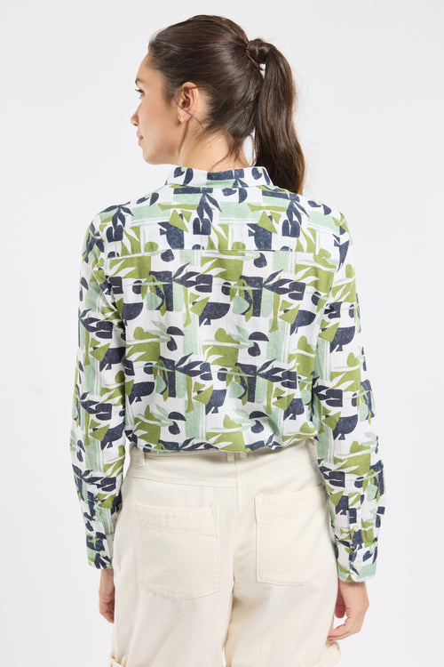 Chemisier imprimé CREWLINE - coton - Le Comptoir Maritime - 4