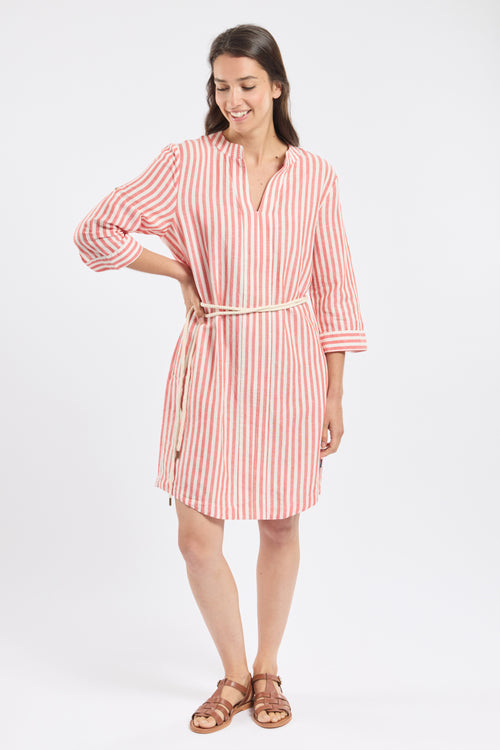 Robe rayée CARILLON - lin et coton - Le Comptoir Maritime - 3