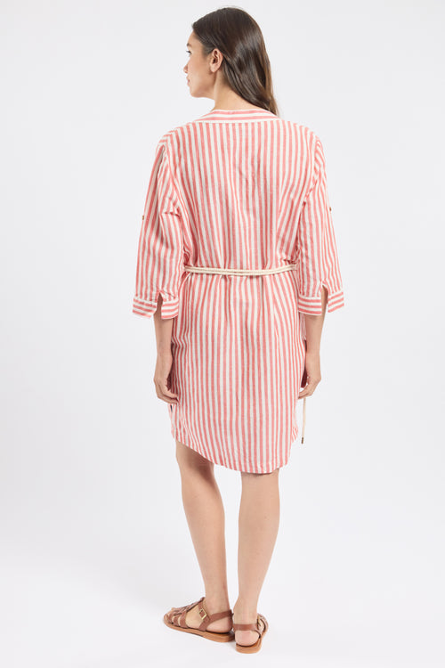 Robe rayée CARILLON - lin et coton - Le Comptoir Maritime - 4