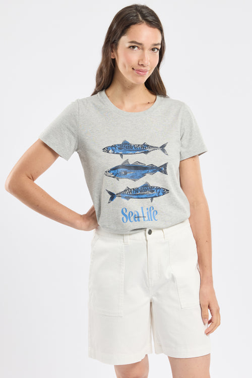 T-shirt sérigraphié CYBAILLE - coton - Le Comptoir Maritime - 3