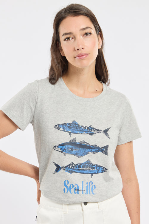 T-shirt sérigraphié CYBAILLE - coton - Le Comptoir Maritime - 1