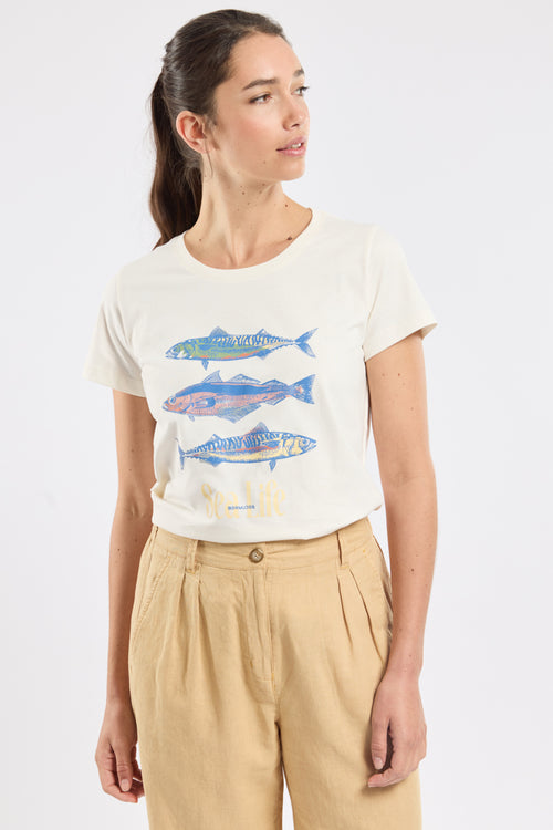 T-shirt sérigraphié CYBAILLE - coton - Le Comptoir Maritime - 1