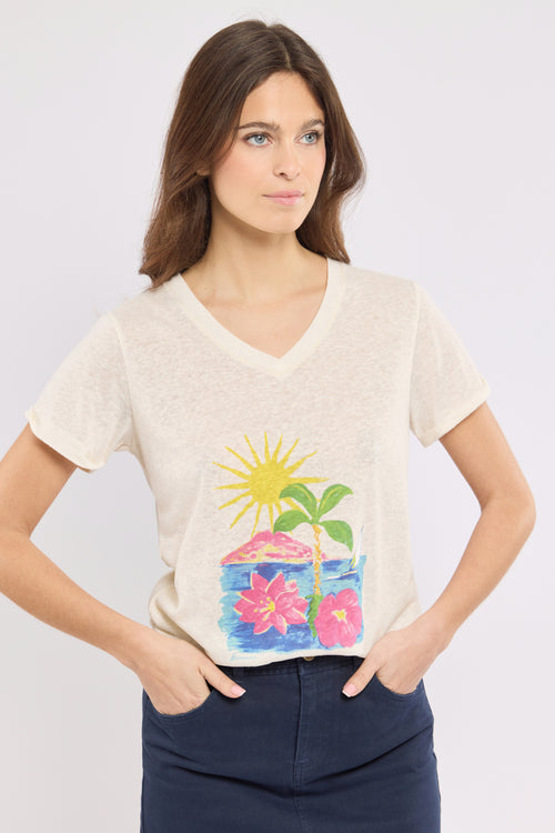 T-shirt sérigraphié CAUVAN - Le Comptoir Maritime - 1