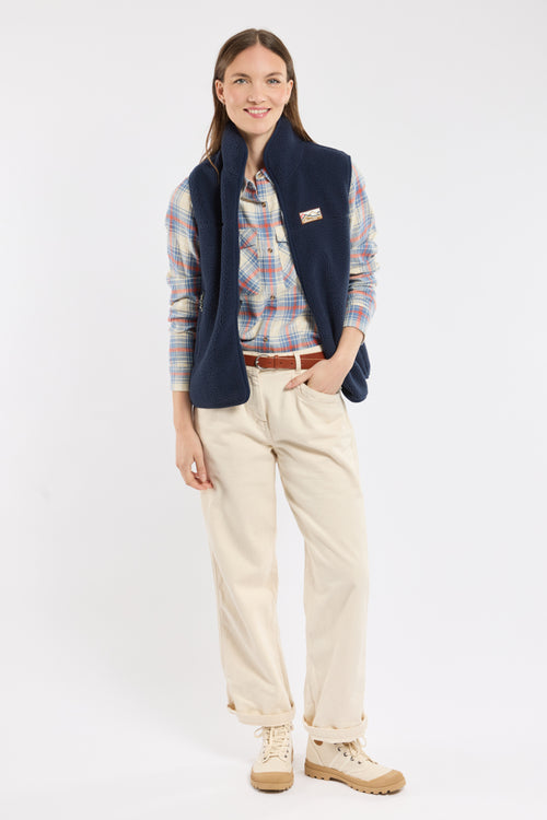 Veste polaire sans manche MICHA - polyester recyclé - Le Comptoir Maritime - 3