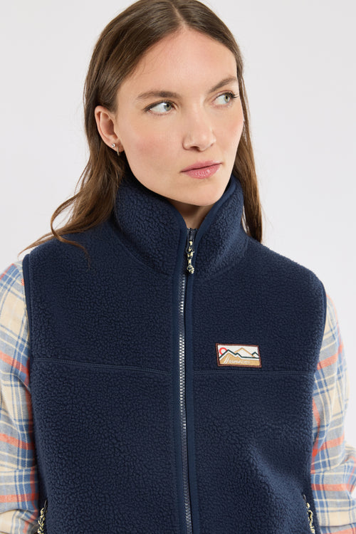 Veste polaire sans manche MICHA - polyester recyclé - Le Comptoir Maritime - 2